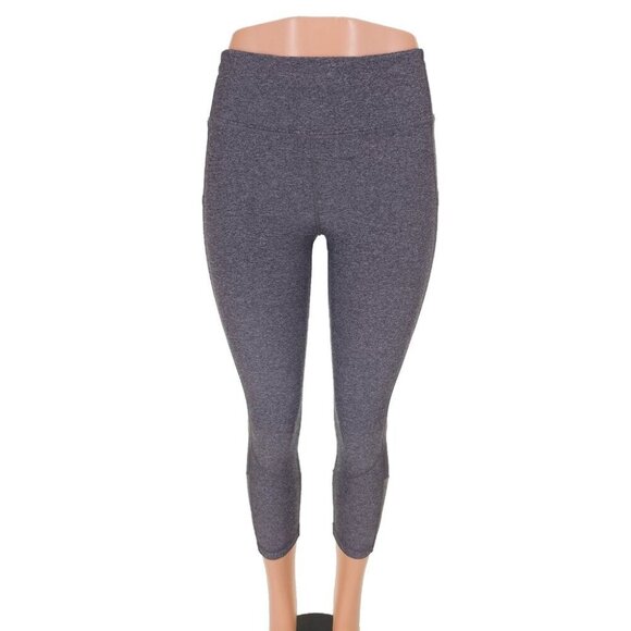 Lululemon Pace Rival Crop Size 6 Heathered Black Deep Coal Boom Juice - Picture 1 of 7
